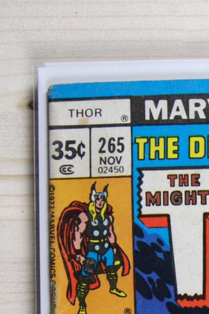 Thor #265 – Marvel (1977) 7.0 FN/VF The Quest for Odin | Joe Sinnott cover
