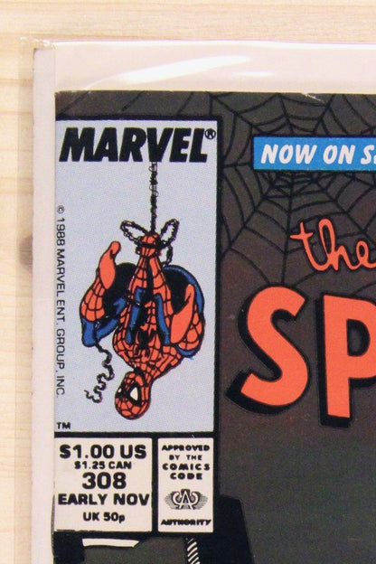 The Amazing Spider-Man #308 – Marvel (1988) 9.0 VF/NM Todd McFarlane art