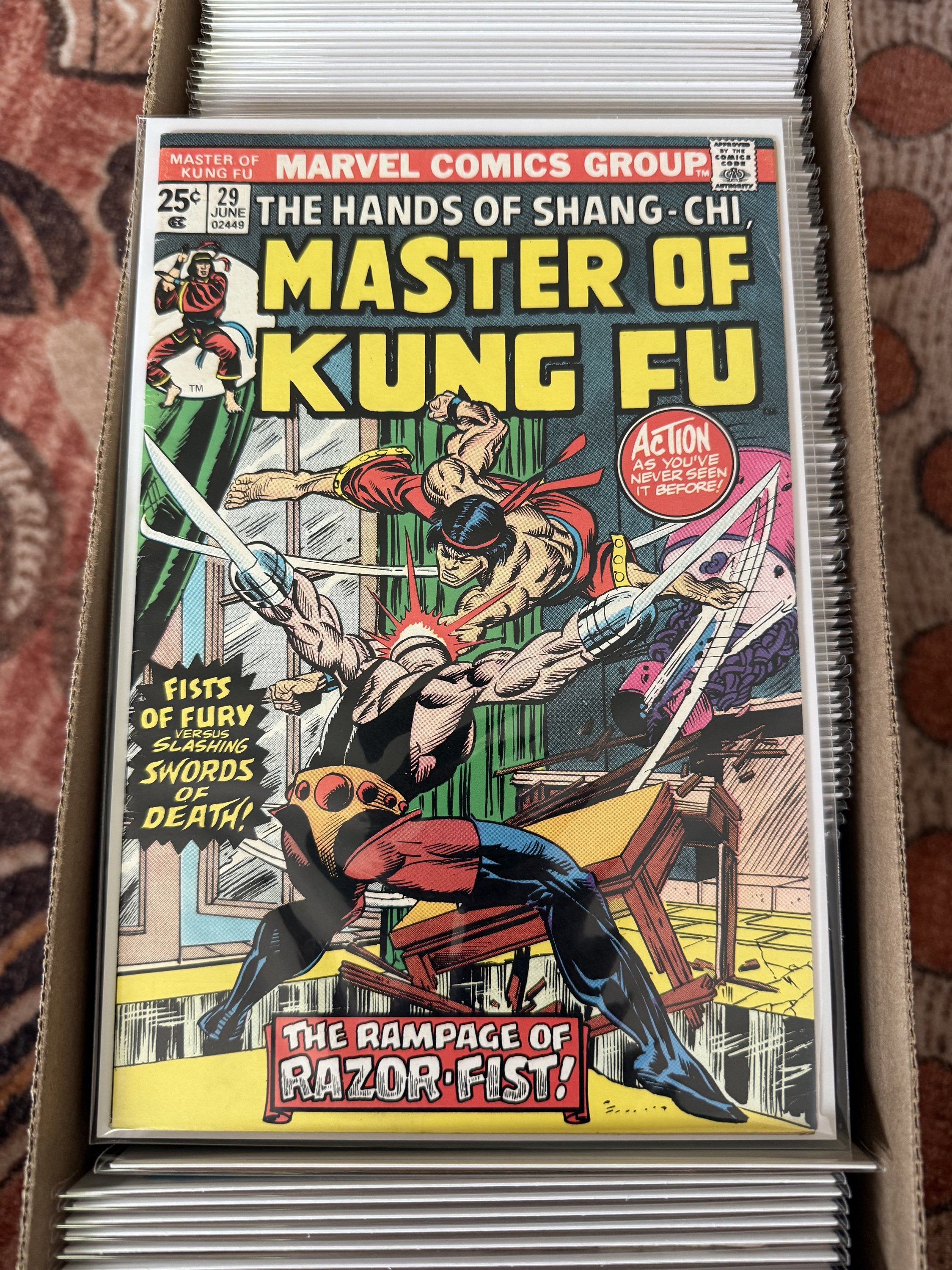 Shang-Chi, Master of Kung Fu #17-125 + King Sized & Annuals – Marvel (1975) (114 Issues)