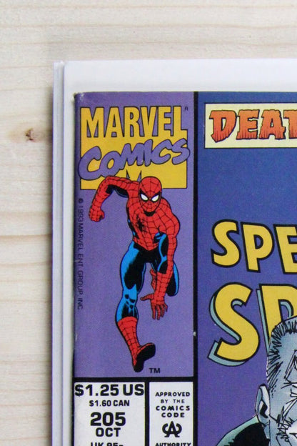 The Spectacular Spider-Man #205 – Marvel (1993) 9.2 NM- Death by Tombstone
