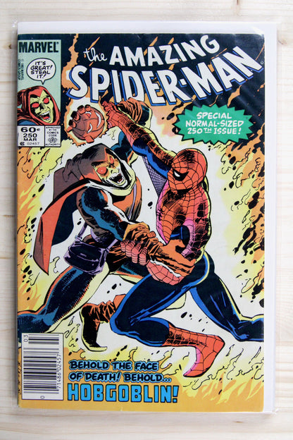 The Amazing Spider-Man #250 – Marvel (1984) 7.5 VF- Klaus Janson cover | Newsstand