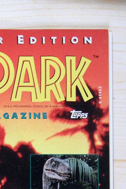 Jurassic Park Official Souvenir Edition - Only Studio-Authorized Magazine – Topps (1993)