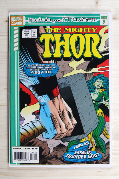 The Mighty Thor #470 – Marvel (1994) 9.0 VF/NM Blood and Thunder