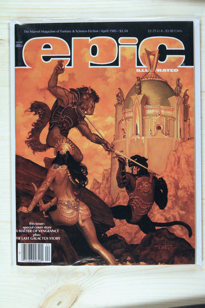 Epic Illustrated #29 – Marvel (1985) 9.4 NM The Last Galactus Story | John Byrne story | Terry Austin art
