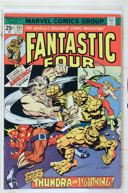Fantastic Four #151 – Marvel (1974) 6.5 FN+ Joe Sinnott