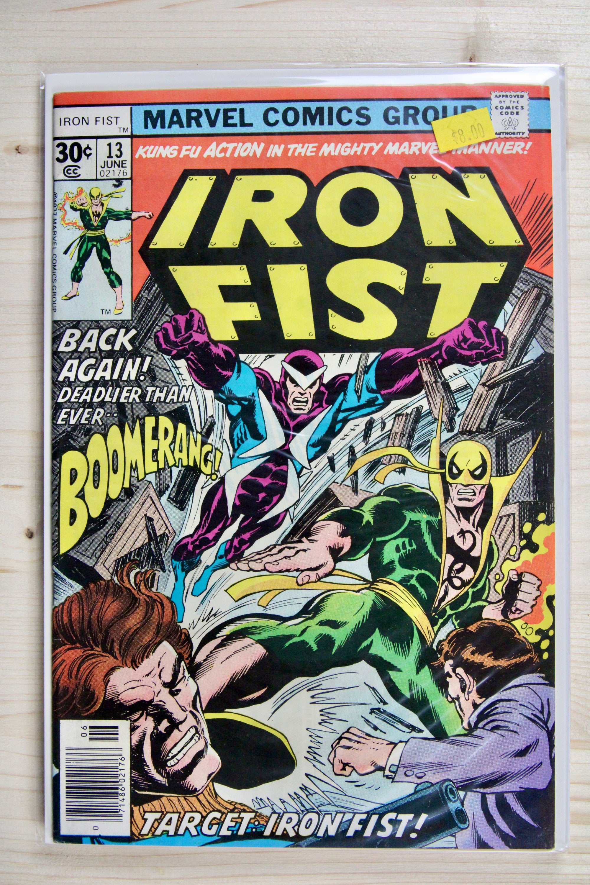 Iron Fist #13 – Marvel (1977) 9.2 NM- Chris Claremont story | John Byrne art