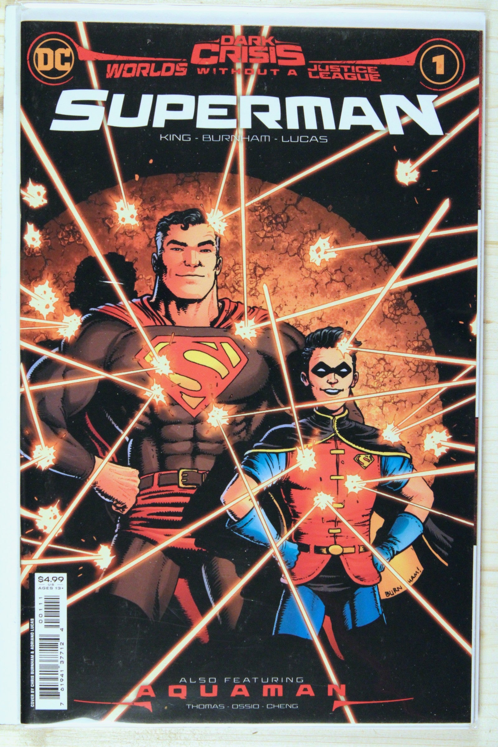 Dark Crisis: Worlds Without A Justice League: Superman #1 – DC (2022) 9.6 NM+ "Justice League" Dark Crisis | Tom King story
