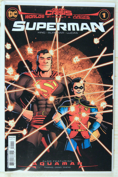 Dark Crisis: Worlds Without A Justice League: Superman #1 – DC (2022) 9.6 NM+ "Justice League" Dark Crisis | Tom King story