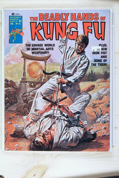 The Deadly Hands of Kung Fu #21 – Curtis Magazines (Marvel) (1976) 9.4 NM Chris Claremont story