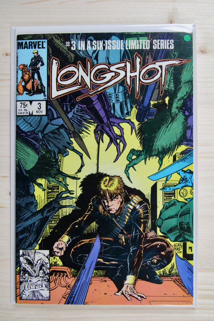 Longshot #3 – Marvel (1985) 9.0 VF/NM Whilce Portacio