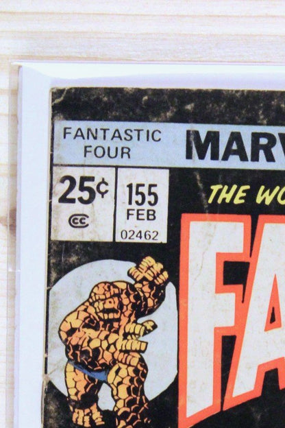 Fantastic Four #155 – Marvel (1975) 4.5 VG+ Joe Sinnott art