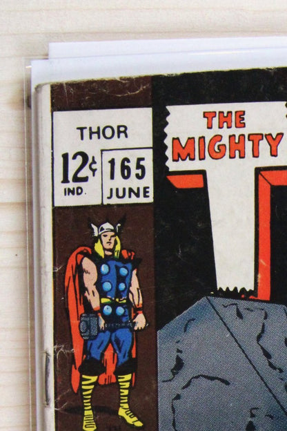Thor #165 – Marvel (1969) 4.0 VG Jack Kirby art | Stan Lee story