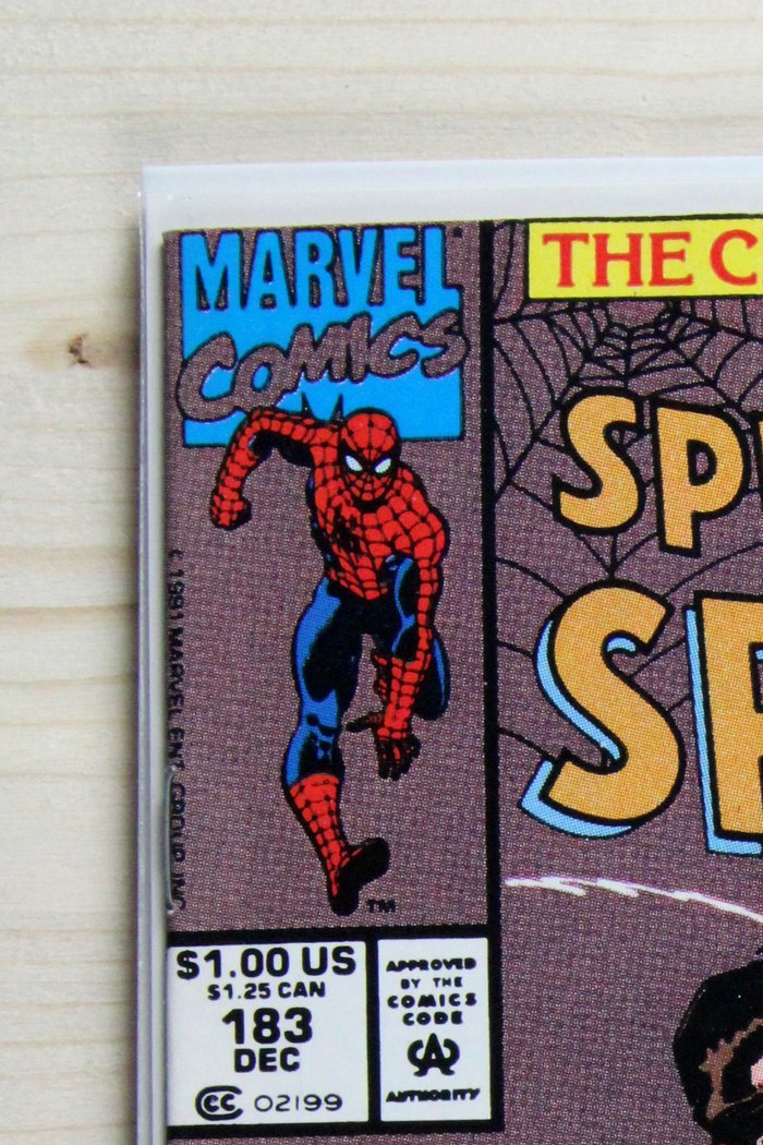The Spectacular Spider-Man #183 – Marvel (1991) 9.2 NM- Newsstand