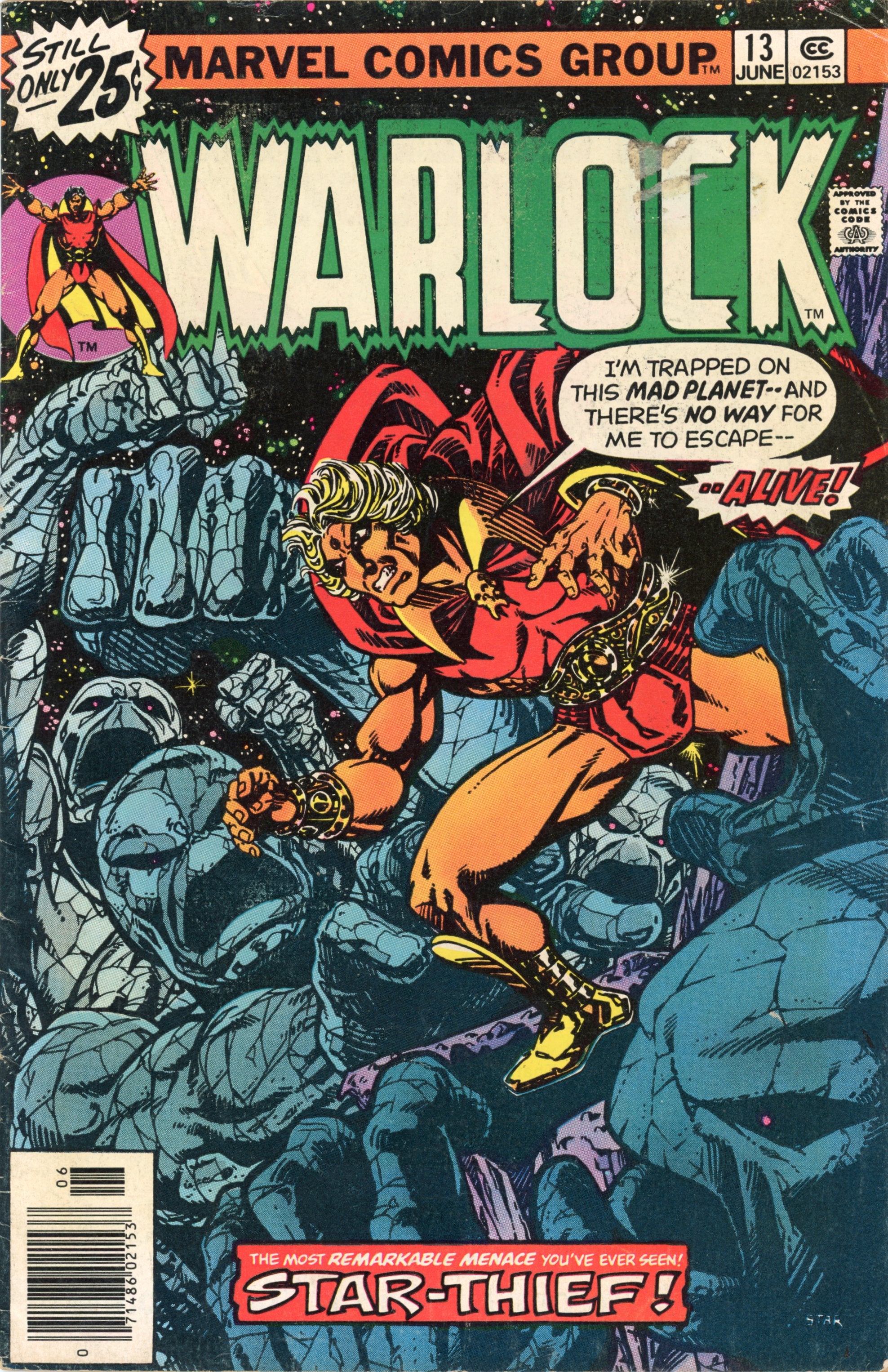 Warlock #1-15 – Marvel Comics (1972) Near Full Series (Missing #7,14) Box11