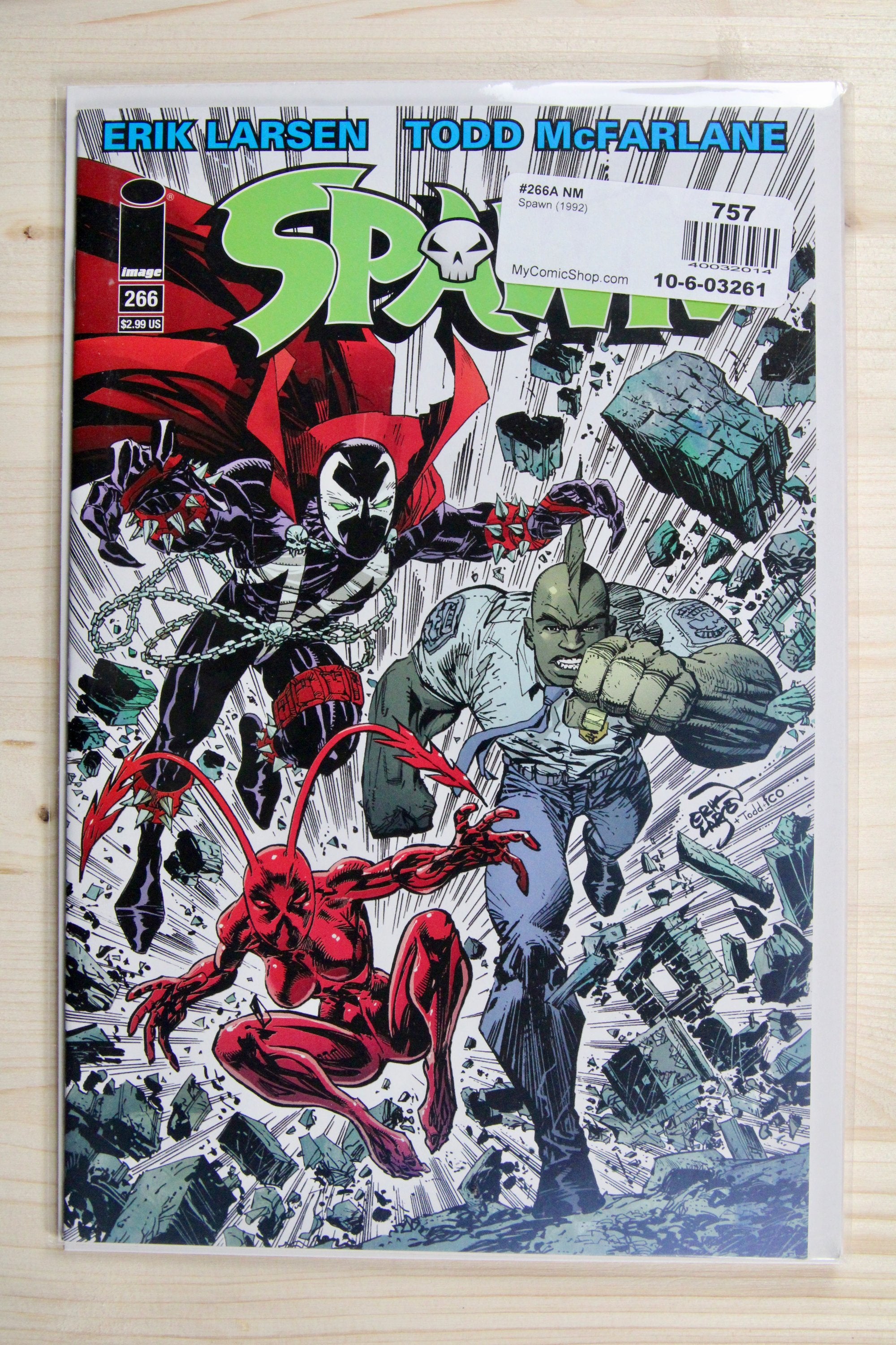 Spawn #266 – Image (2016) 9.6 NM+ Erik Larsen story | Todd McFarlane story