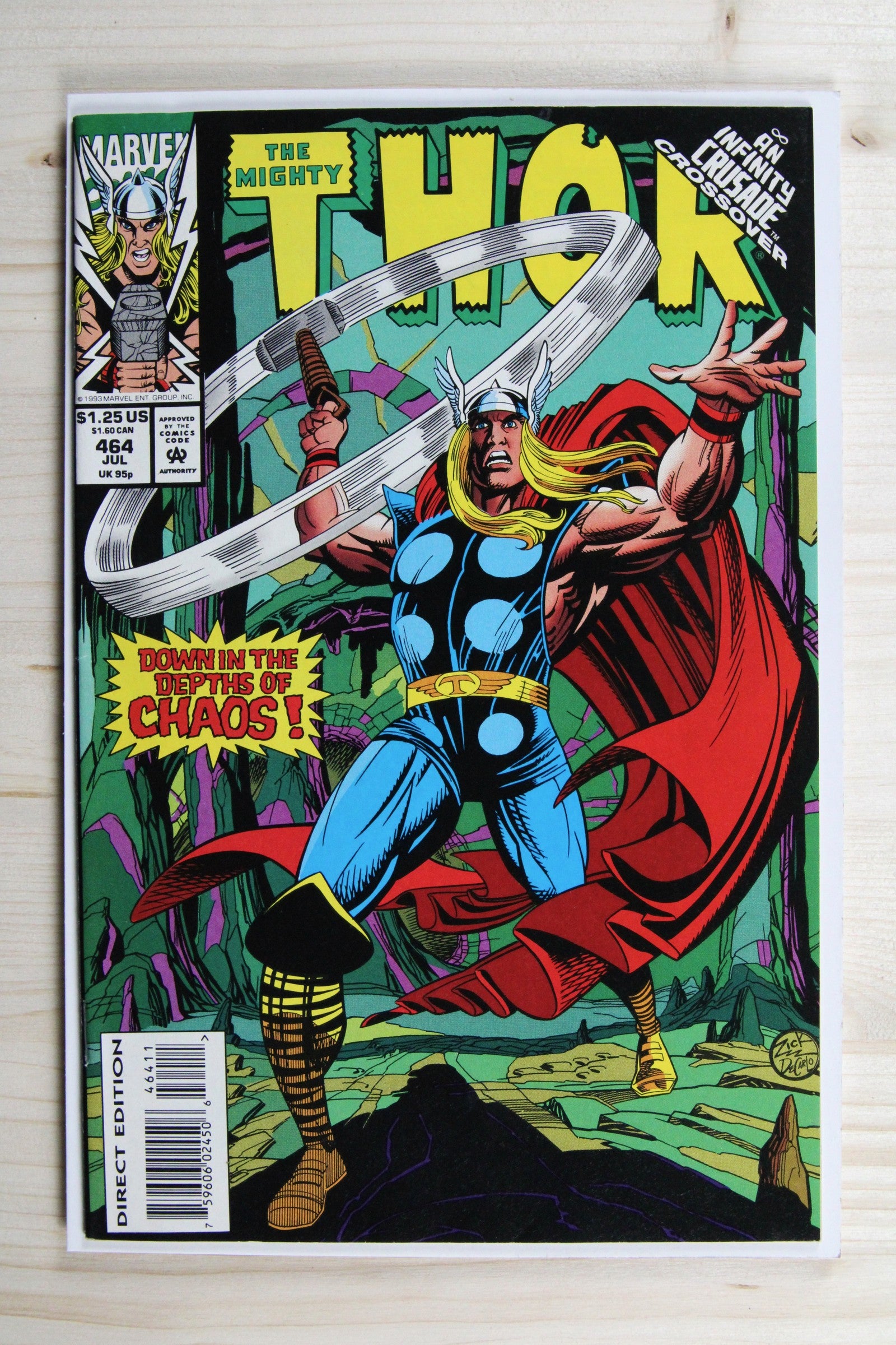 The Mighty Thor #464 – Marvel (1993) 9.0 VF/NM "Infinity Trilogy" Infinity Crusade