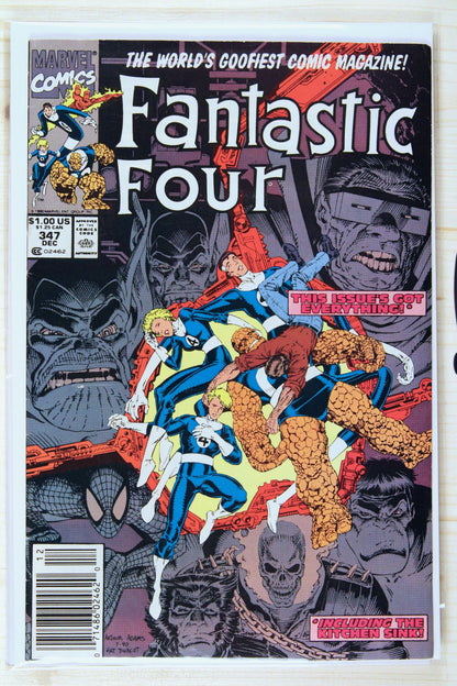 Fantastic Four #347 – Marvel (1990) 7.0 FN/VF Newsstand Edition
