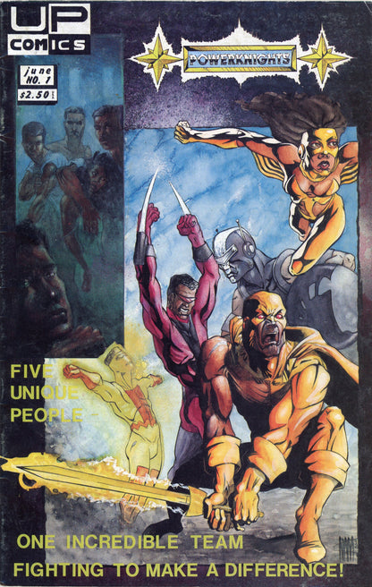 Powerknights #1 - Up Comics - 1st Issue Comic Book