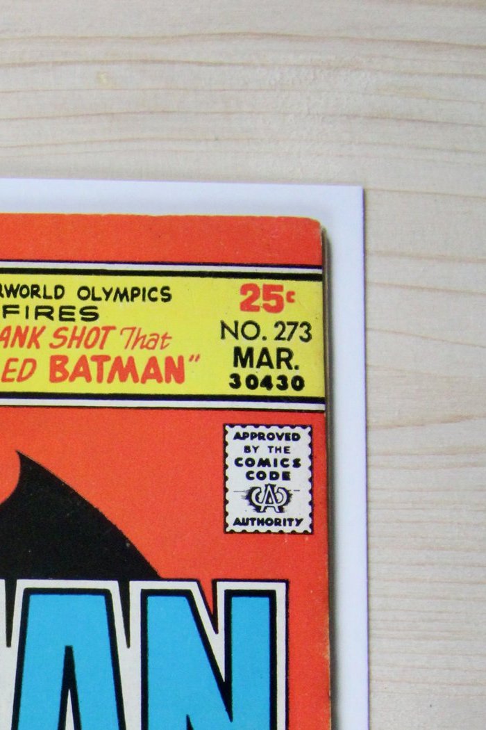 Batman #273 – DC (1976) 7.5 VF- "Batman" Underworld Olympics '76