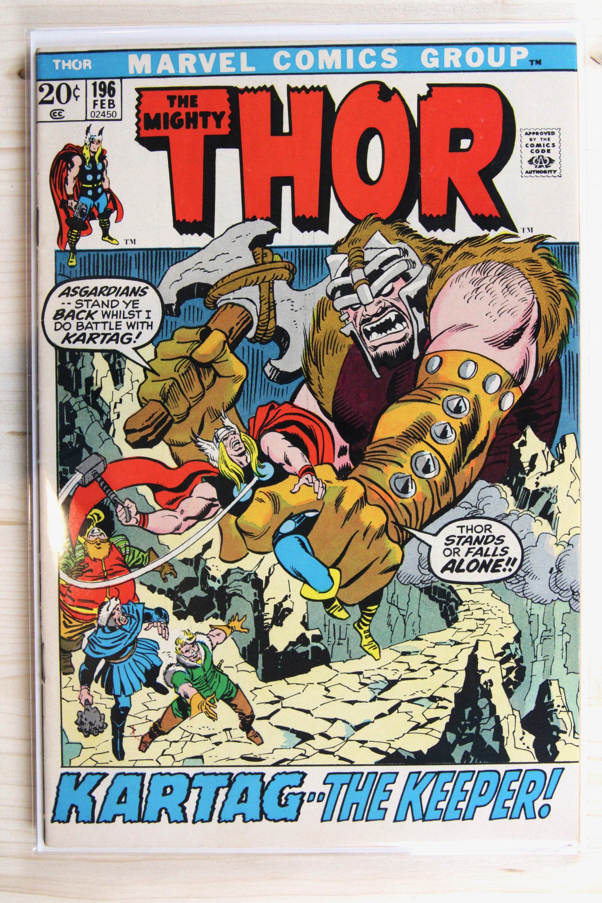 The Mighty Thor #196 – Marvel (1972) 7.0 FN/VF