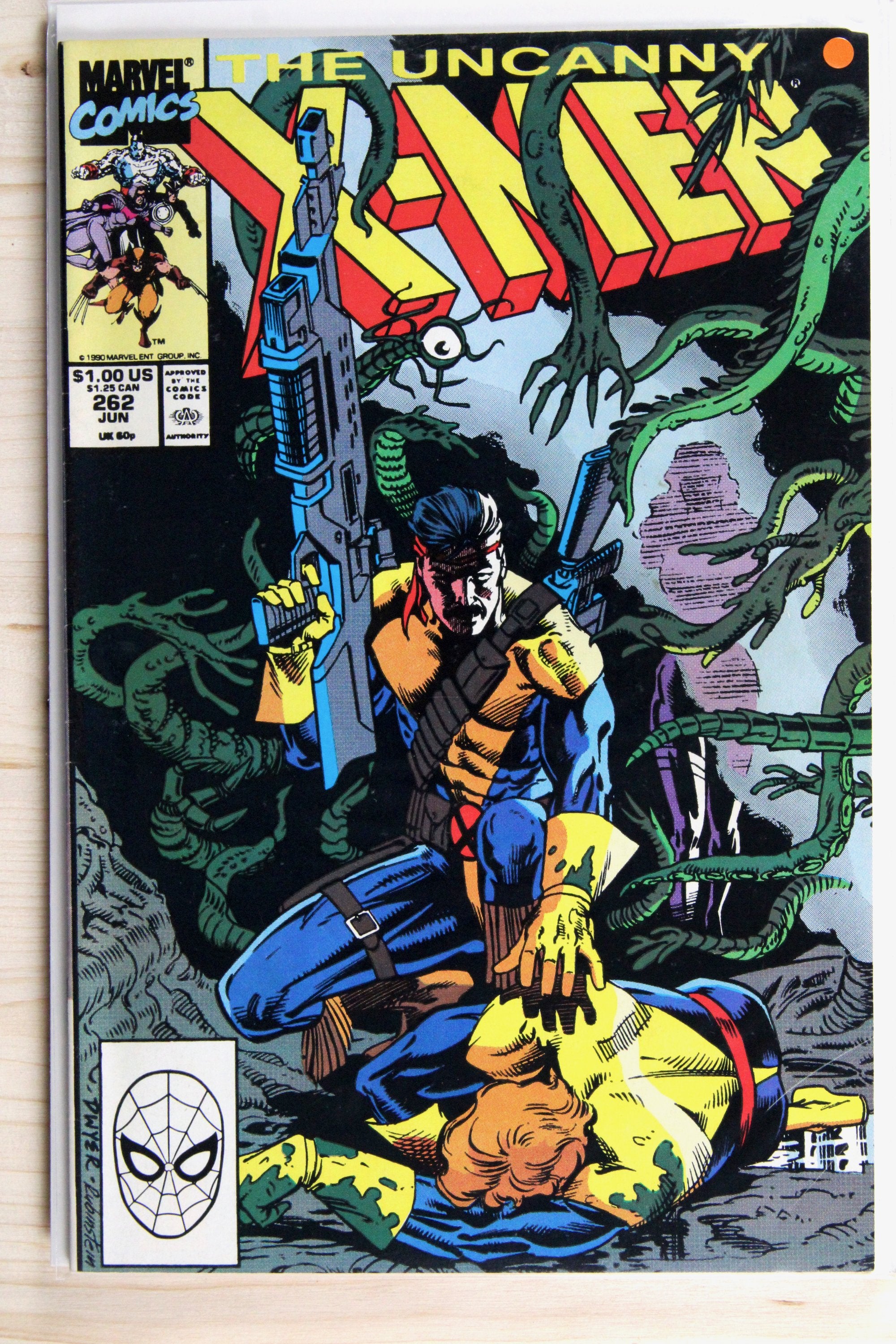 The Uncanny X-Men #262 – Marvel (1990) 9.0 VF/NM Chris Claremont story
