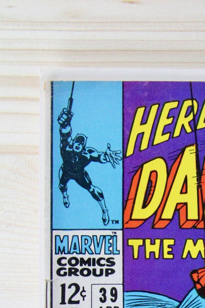 Daredevil #39 – Marvel (1968) 5.5 FN- Stan Lee story