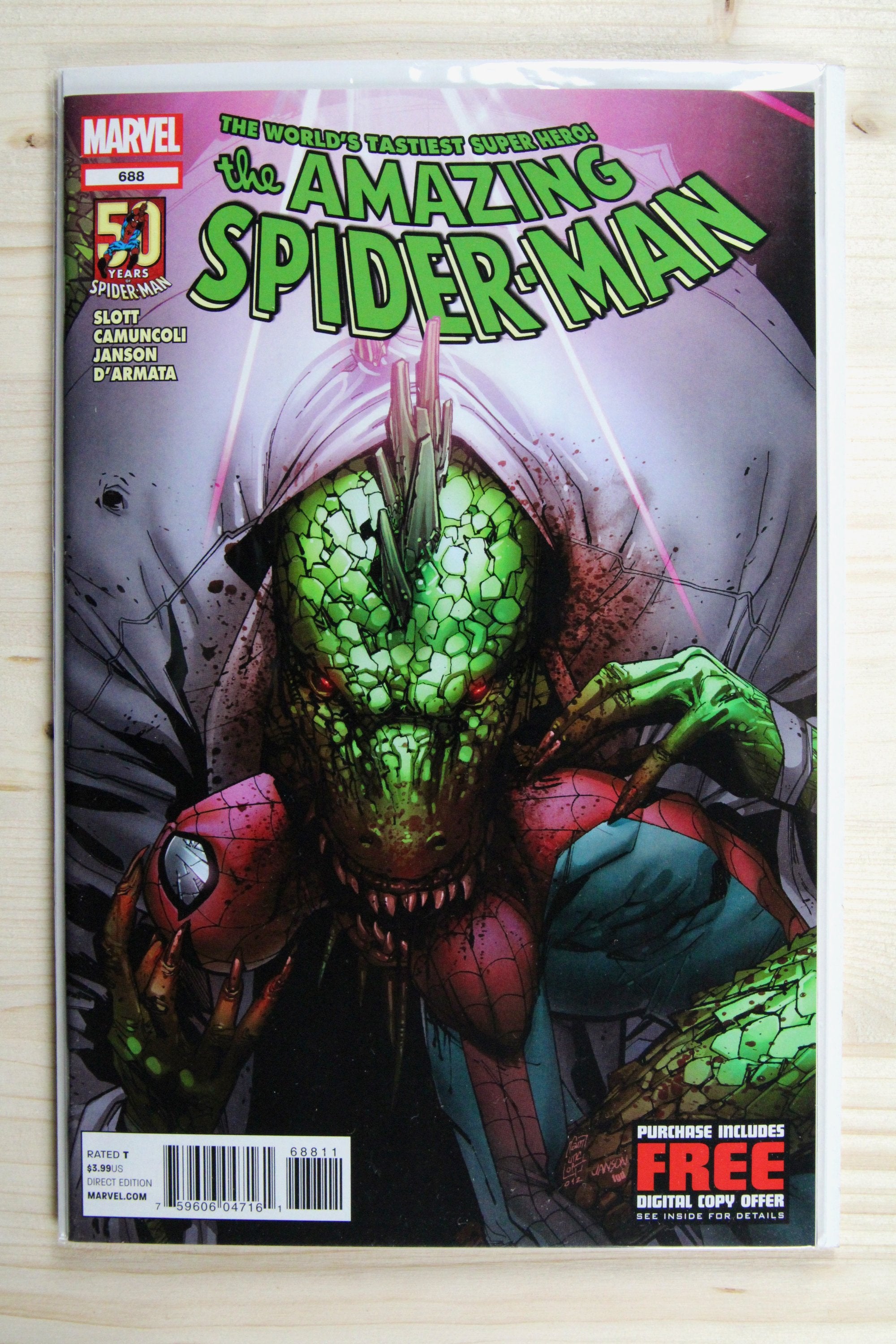 The Amazing Spider-Man #688 – Marvel (2012) 9.4 NM No Turning Back | Klaus Janson cover