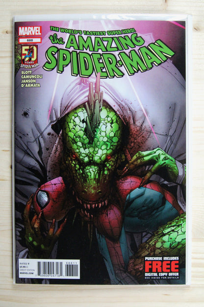 The Amazing Spider-Man #688 – Marvel (2012) 9.4 NM No Turning Back | Klaus Janson cover