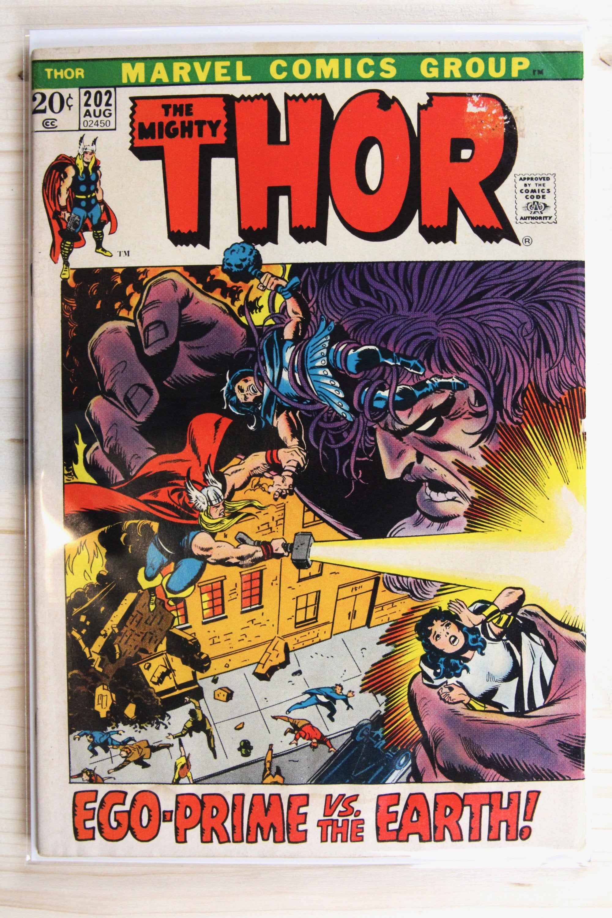Thor #202 – Marvel (1972) 5.5 FN- Stan Lee