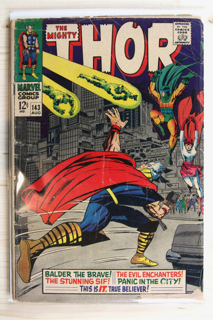 Thor #143 – Marvel (1967) 2.5 GD+