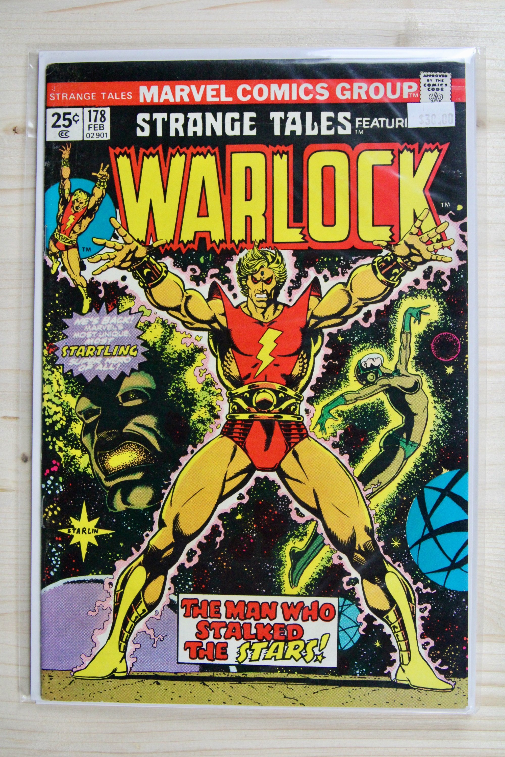 Strange Tales #178 – Marvel (1975) 8.0 VF "Warlock" Infinity Effect