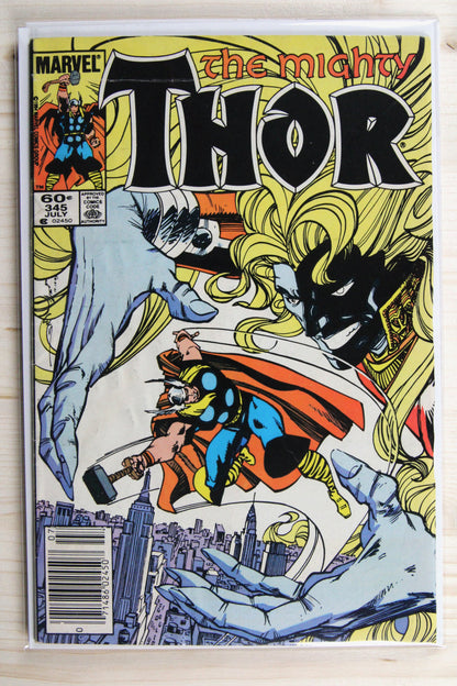 Thor #345 – Marvel (1984) 8.5 VF+ Newsstand