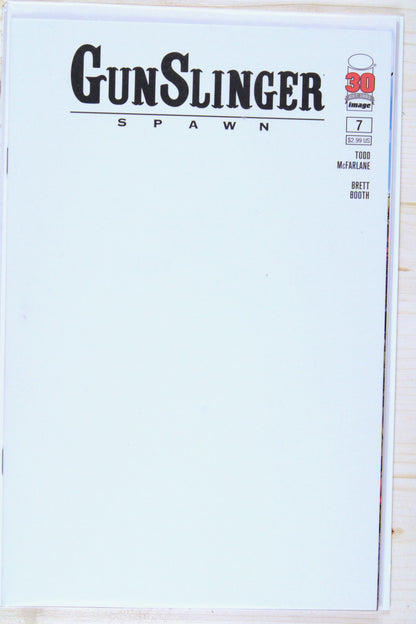 Gunslinger Spawn #7 – Image (2022) 9.6 NM+ Blank Variant