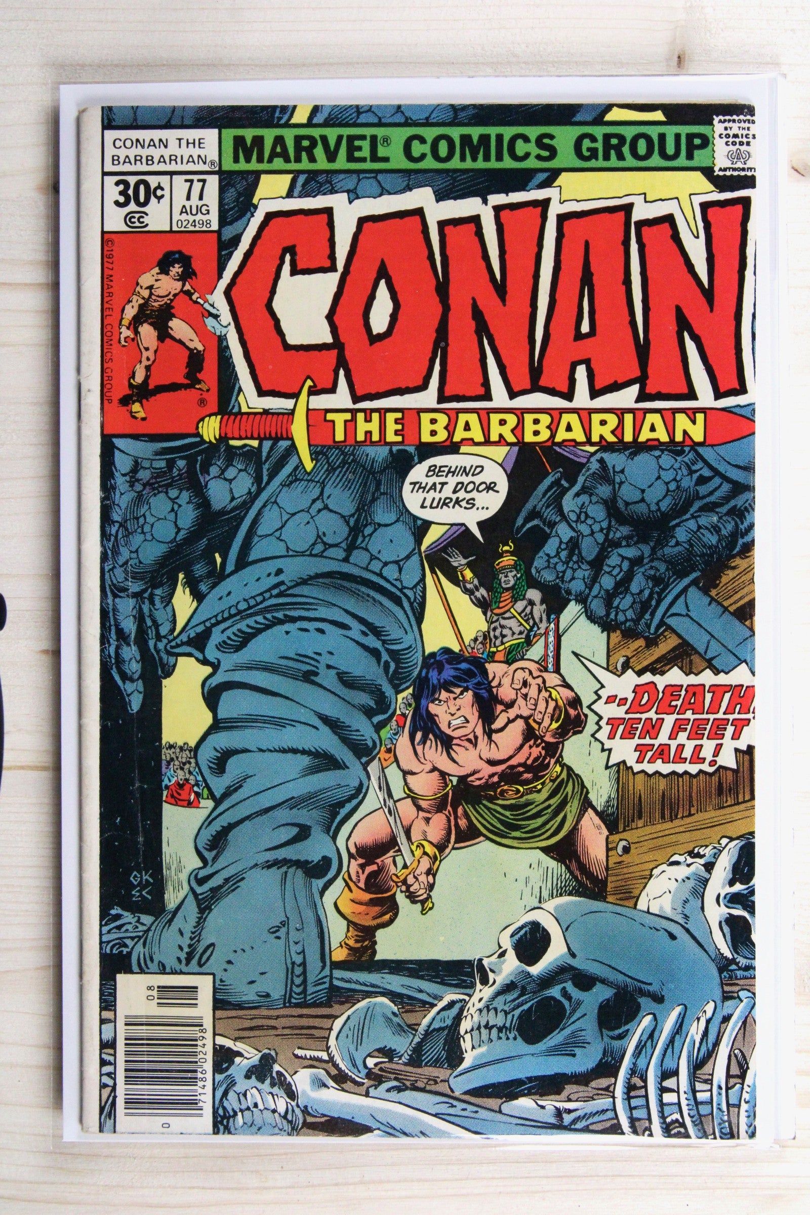 Conan the Barbarian #77 – Marvel (1977) 5.0 VG/FN Newsstand Edition