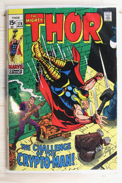 Thor #174 – Marvel (1970) 4.5 VG+ Jack Kirby art | Stan Lee story