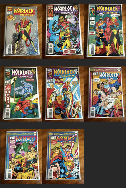 Warlock Chronicles #1-8 – Marvel (1993) Full Series