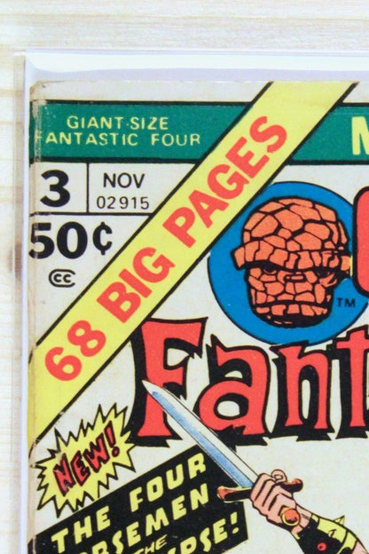 Giant-Size Fantastic Four #3 – Marvel (1974) 6.5 FN+ Joe Sinnott