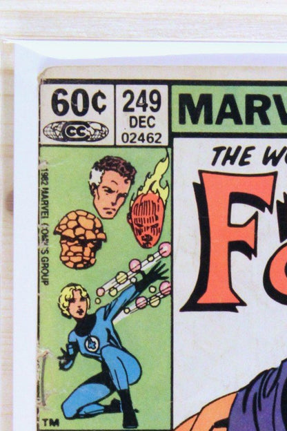 Fantastic Four #249 – Marvel (1982) 6.5 FN+ John Byrne story | Newsstand Edition