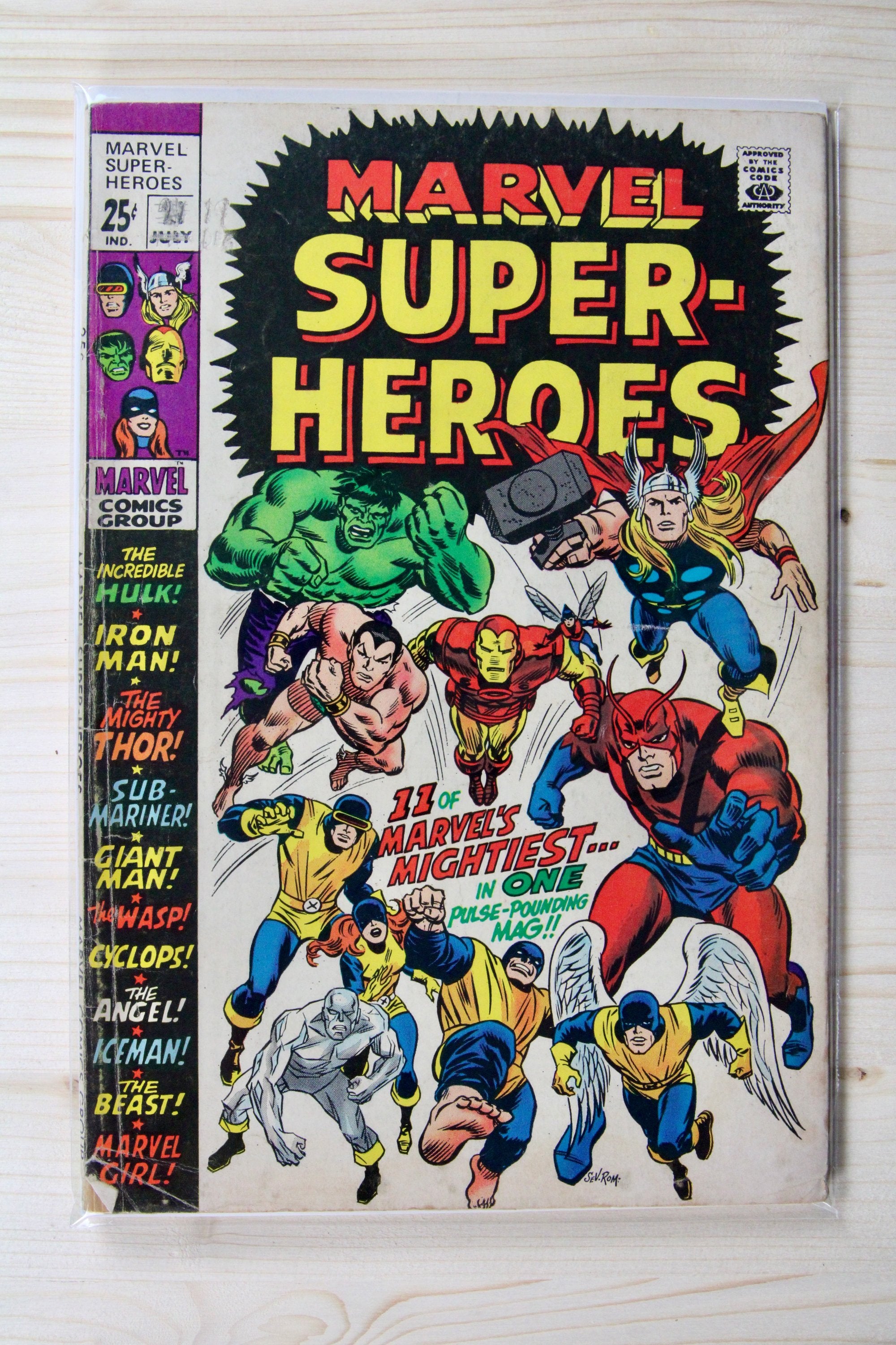 Marvel Super-Heroes #21 – Marvel (1970) 3.0 GD/VG