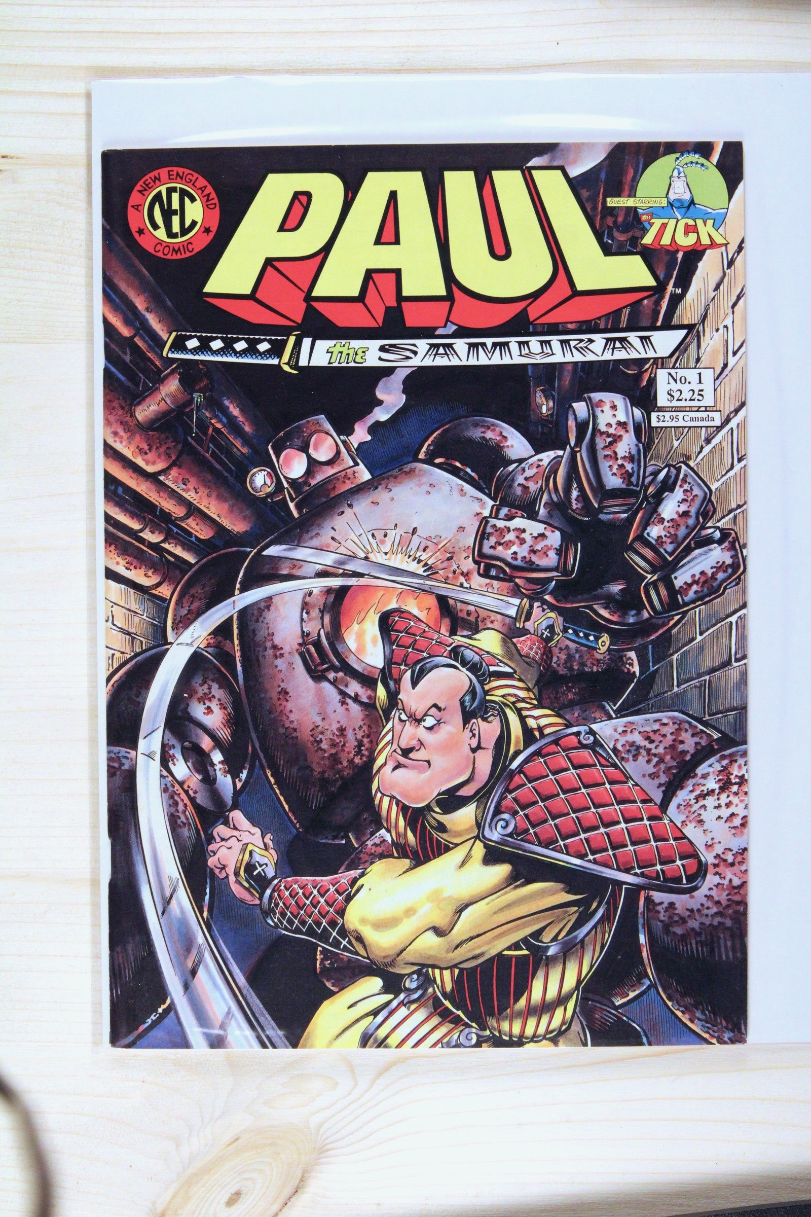 Paul the Samurai #1 – New England (1990) 9.2 NM-