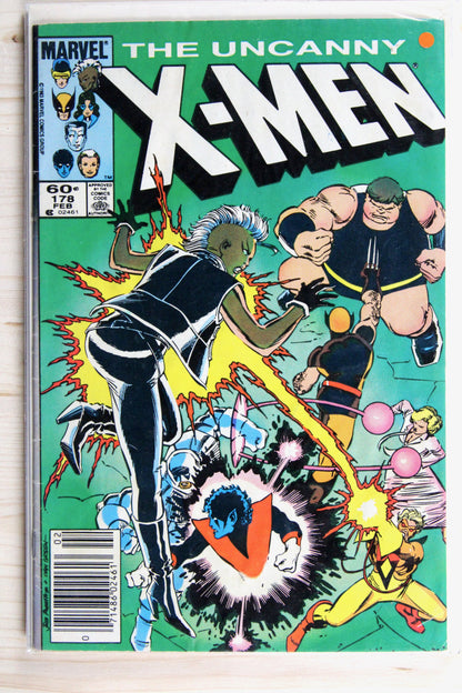 The Uncanny X-Men #178 – Marvel (1984) 6.0 FN Chris Claremont story | Newsstand