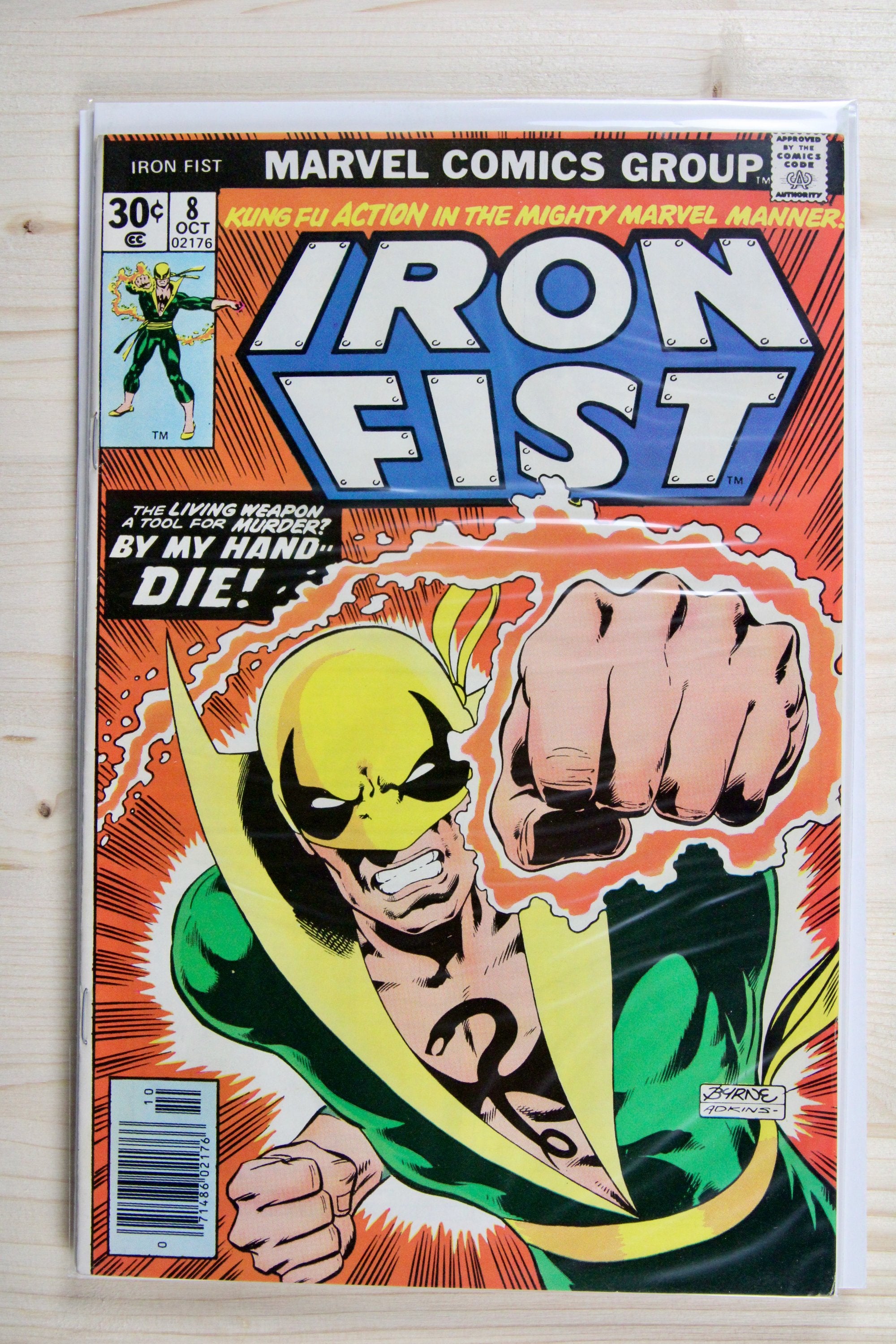Iron Fist #8 – Marvel (1976) 8.5 VF+ Chris Claremont story | John Byrne art