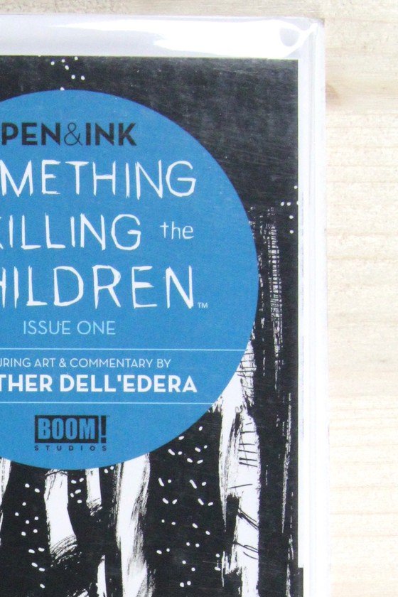 Something is Killing the Children #1 – Boom! Studios (2023) 9.6 NM+ James Tynion IV story | Pen & Ink Variant - featuring art & commentary by Werther Dell'Edera, black and white ink art edition