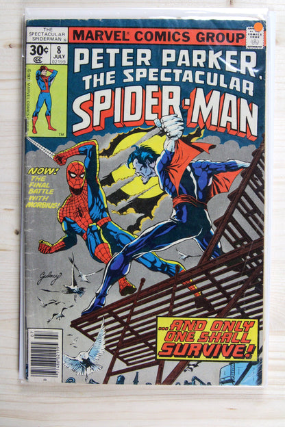 The Spectacular Spider-Man #8 – Marvel (1977) 5.0 VG/FN