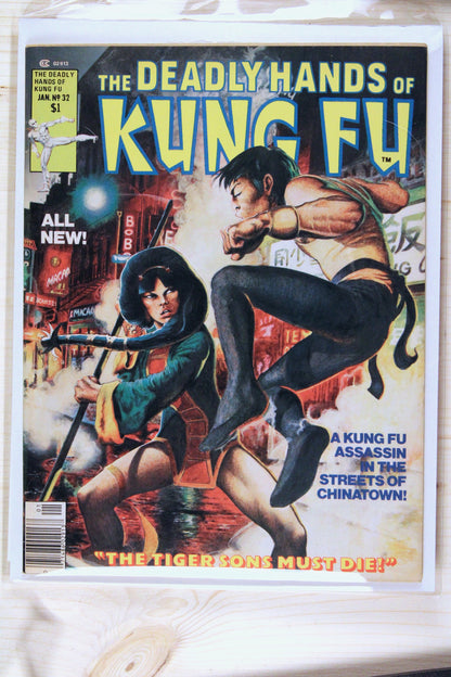 The Deadly Hands of Kung Fu #32 – Marvel (1977) 9.0 VF/NM Chris Claremont story
