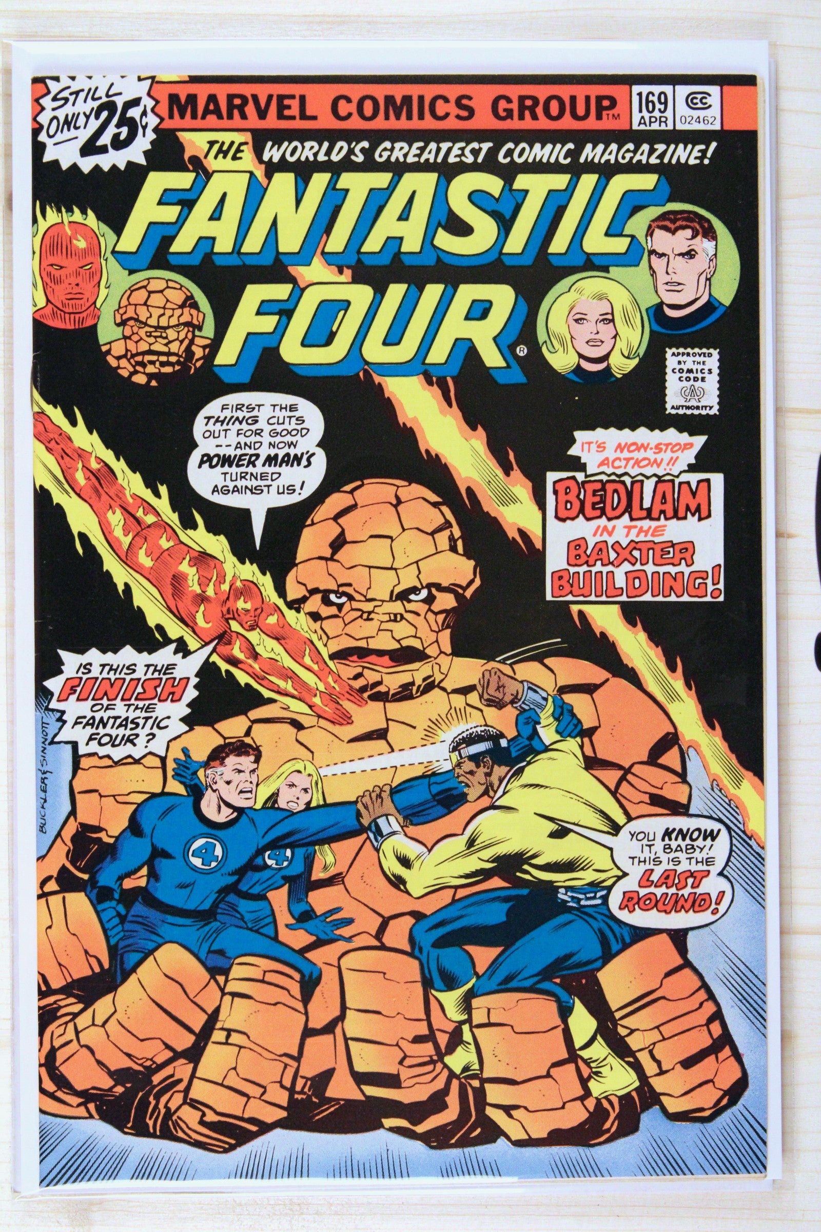 Fantastic Four #169 – Marvel (1976) 8.5 VF+ Joe Sinnott cover