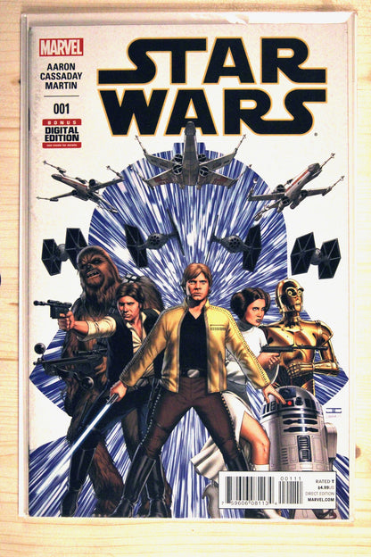 Star Wars #1 – Marvel (2015) 9.6 NM+ Alex Ross cover | Jason Aaron story