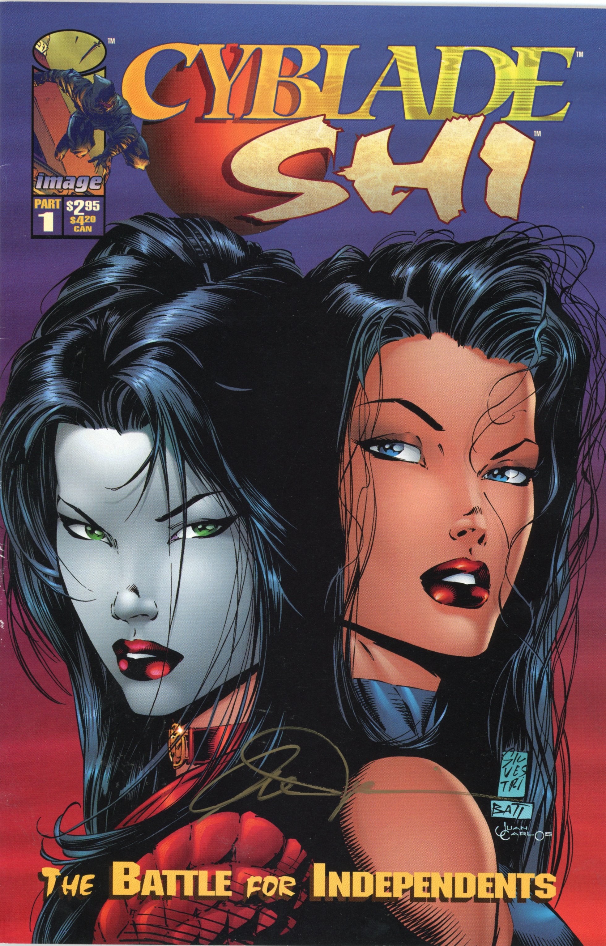 Cyblade Shi #1 – Image Comics (1995) Signed 1st App Witchblade Box12