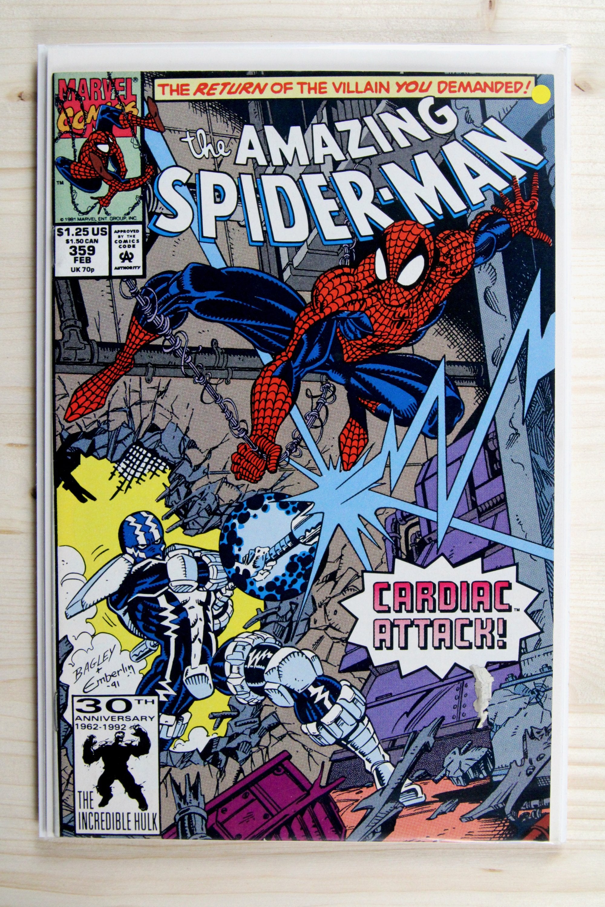 The Amazing Spider-Man #359 – Marvel (1992) 9.0 VF/NM