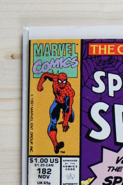 The Spectacular Spider-Man #182 – Marvel (1991) 9.2 NM-